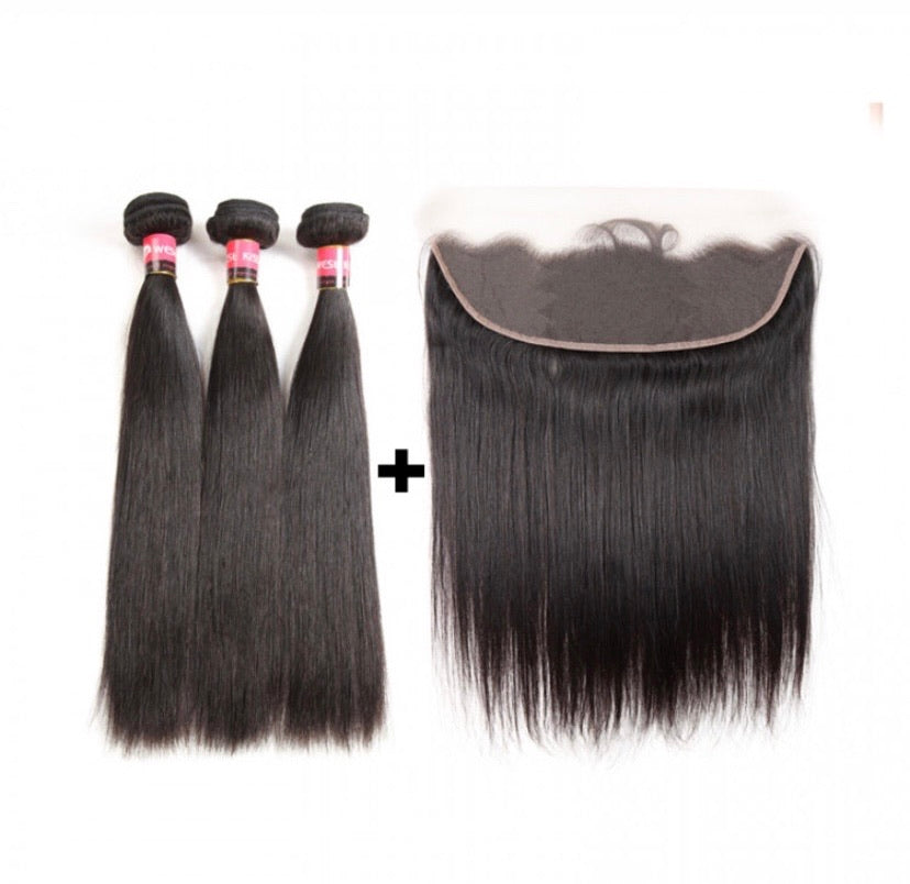3 Bundle Deal + 13x6 HD Frontal--> SALE