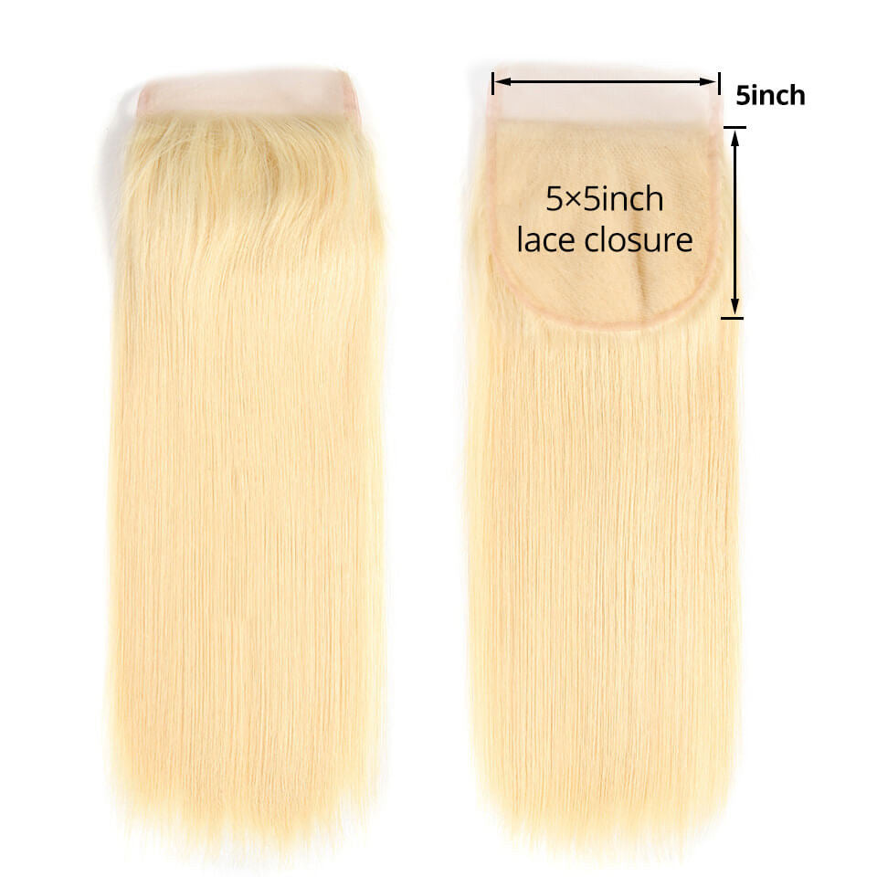 Blonde Straight 5x5 HD Closures-- SALE