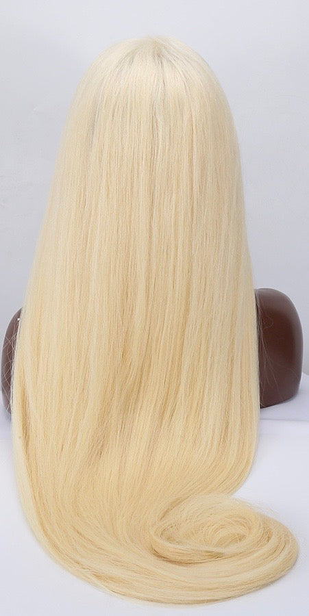 Blonde Straight HD Frontal Wig
