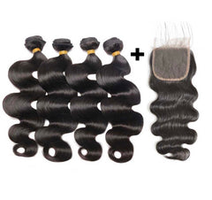 4 Bundle Deal + 5x5 HD Closure-